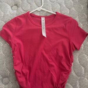 Lululemon Women’s Ribbed Short Sleeve Top - Pink